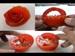 Cómo cortar un tomate para adornar con estilo